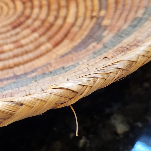 Amazing Ornate Woven Native American Wedding Ceremonial Basket - Picture 15 of 16